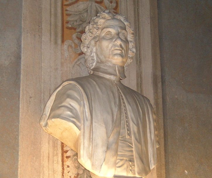 Giovanni Maria Lancisi's bust in Accademia Lancisiana.JPG